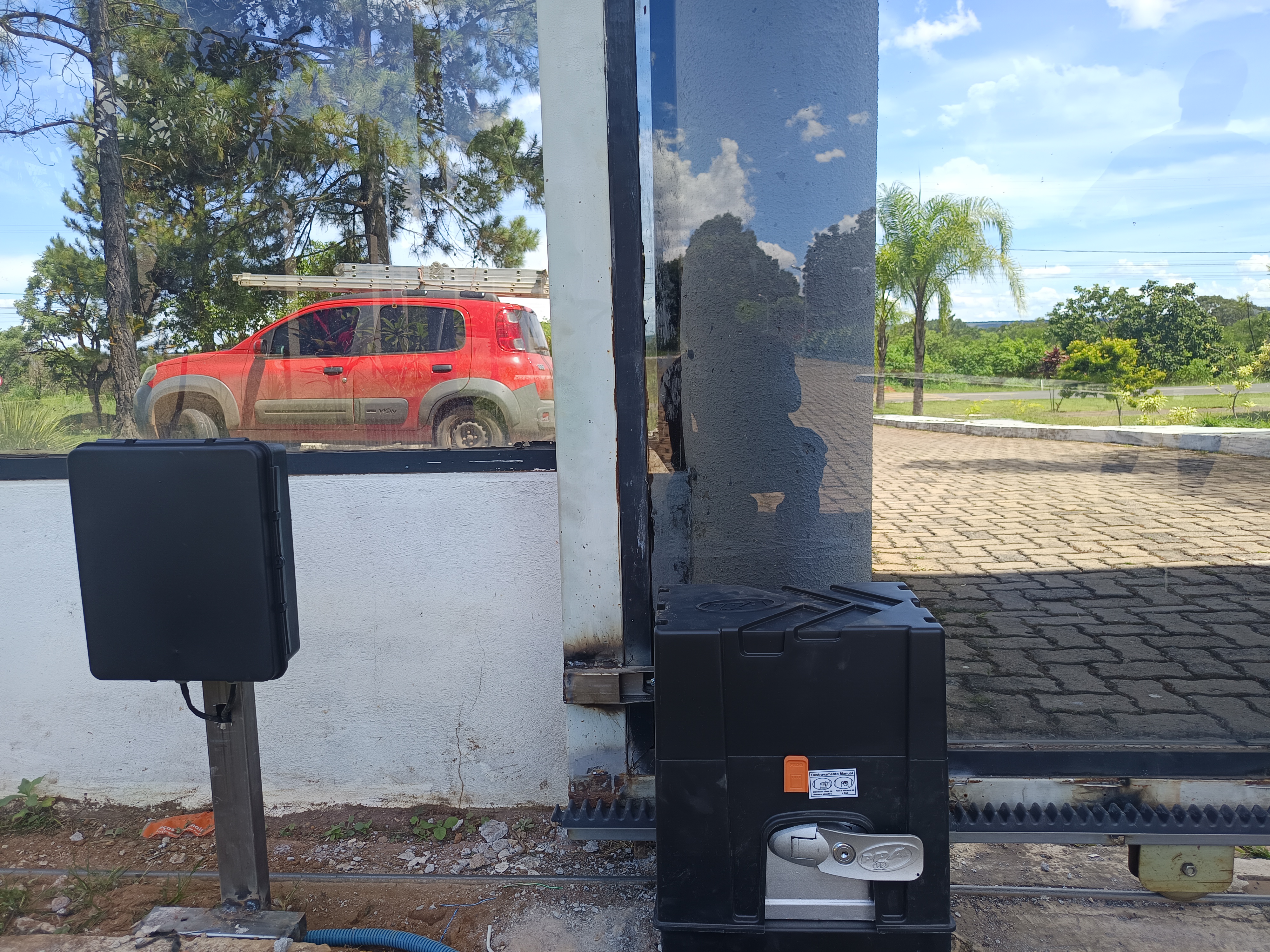 Instalação de motor pra portão